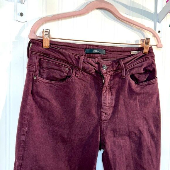 Mavi burgundy Kendra straight leg Jeans with Sophisticated Style Sz 28/30 - Picture 2 of 10